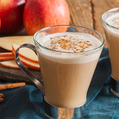 Pumpkin Spice cider latte