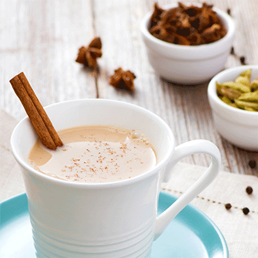 Thé chai à la noisette