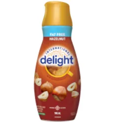 fat free hazelnut coffee creamer