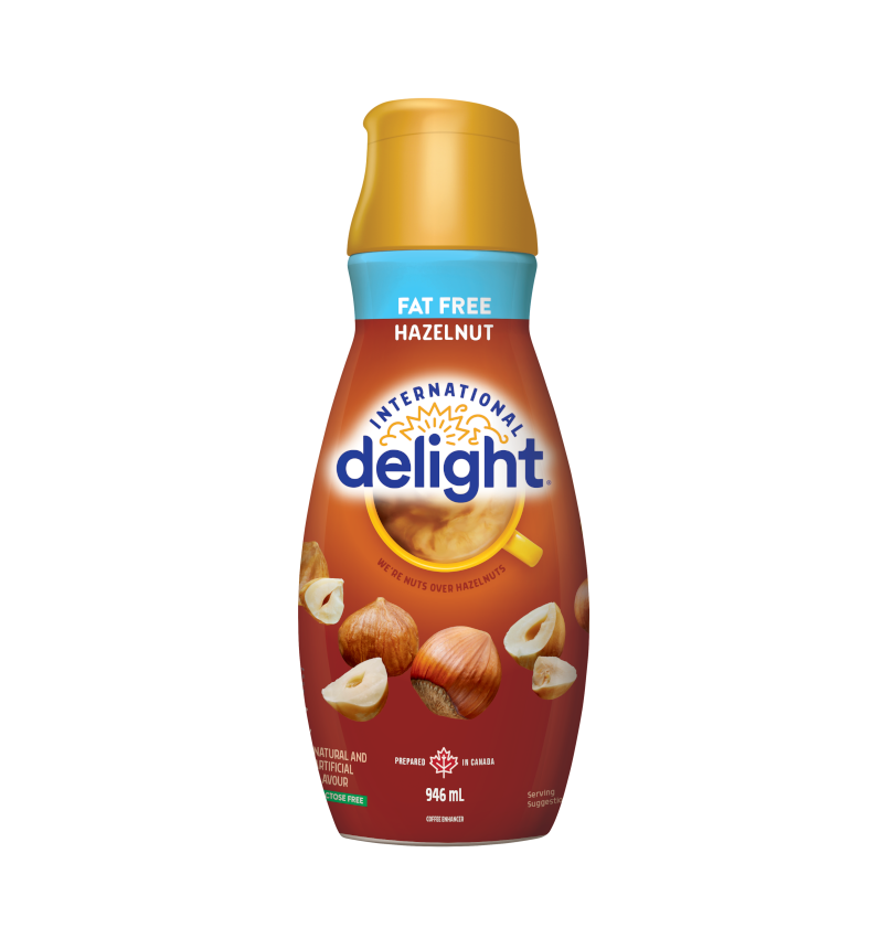 fat free hazelnut coffee creamer